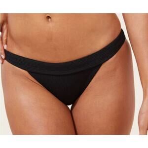 NWT Andie‎ Swim Size Medium Black BANDED CHEEKY RIB BOTTOM Neutral Classic
